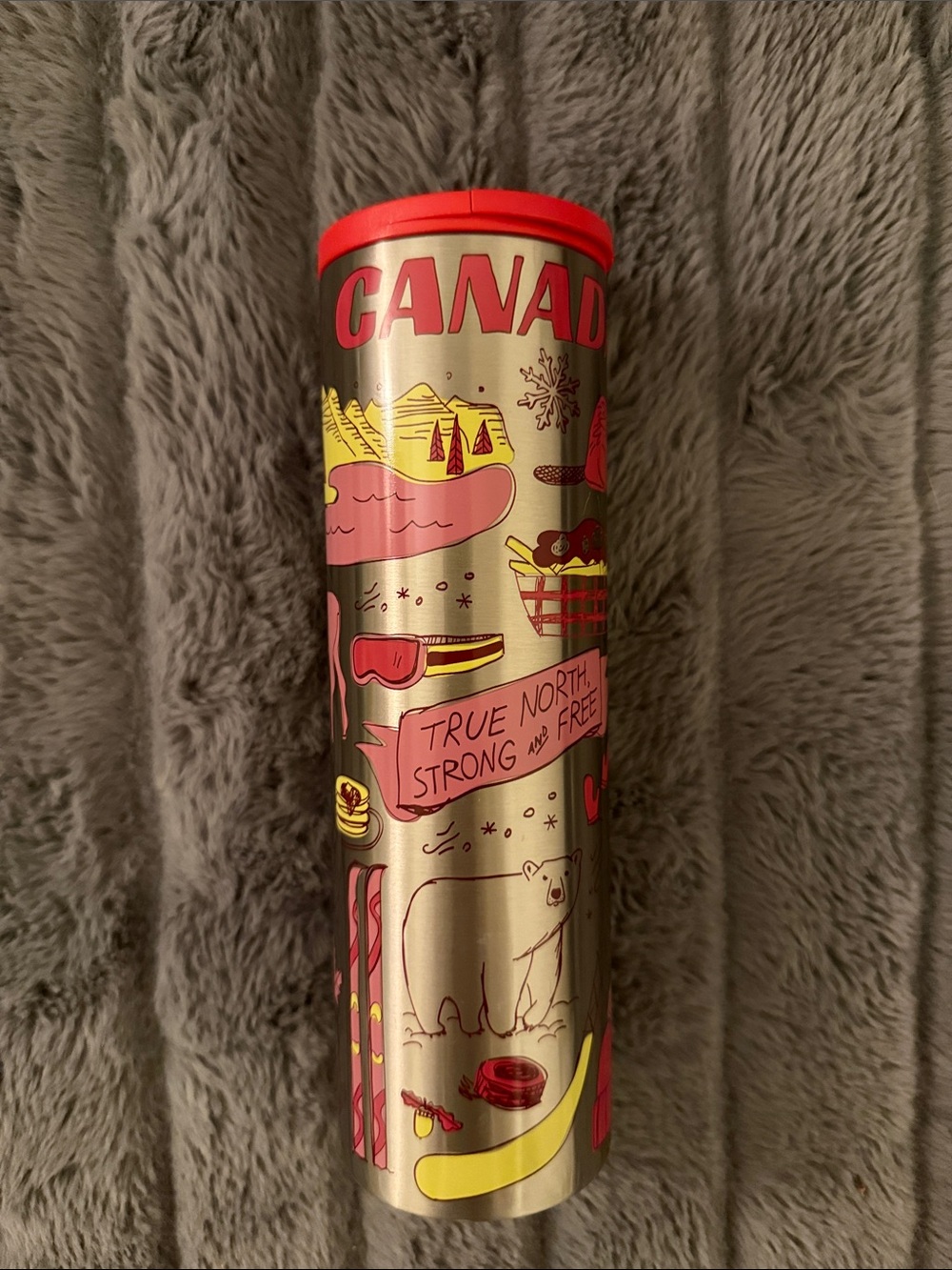 Starbucks Red Travel Tumbler with Flip Lid
